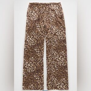 American Eagle Outfitters Leopard Print Pajama Pants